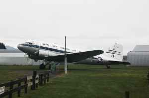 The DC3 swung round niftily among the hangars for a quick refuel after flying from Auckland, doing the official flypast and taking three loads of passengers for a flight over the Matamata area and the Kaimai crash site.
